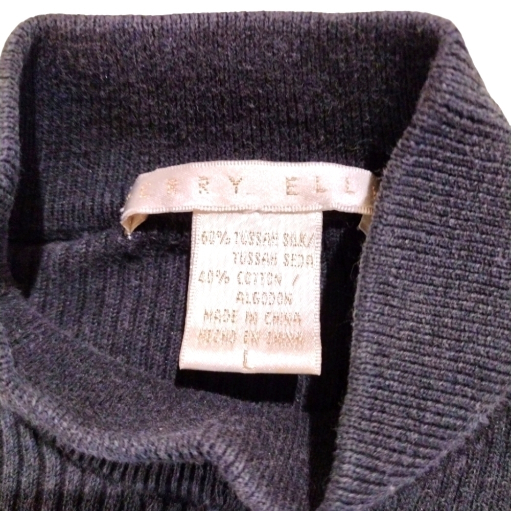 Vintage Perry Ellis Ribbed Turtleneck Sweater